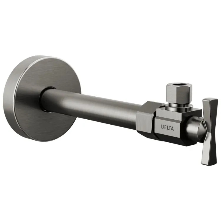 Delta Angled Supply Stop Valve, ADA-Compliant, Black Stainless - DT022203-KS