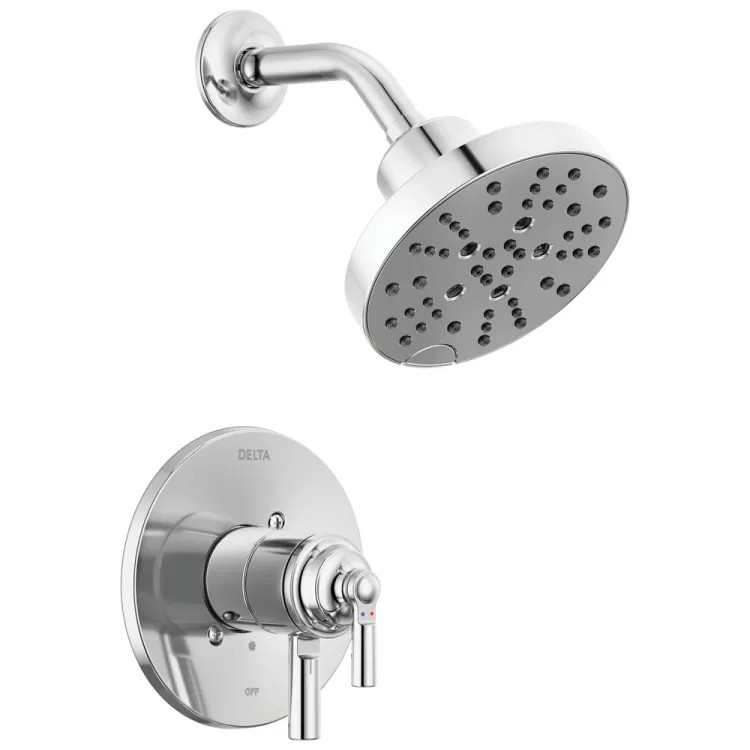 Delta Saylor Monitor 17 Series Shower Trim, Touch-Clean, ADA-Compliant, 1.75 GPM, Chrome - T17235
