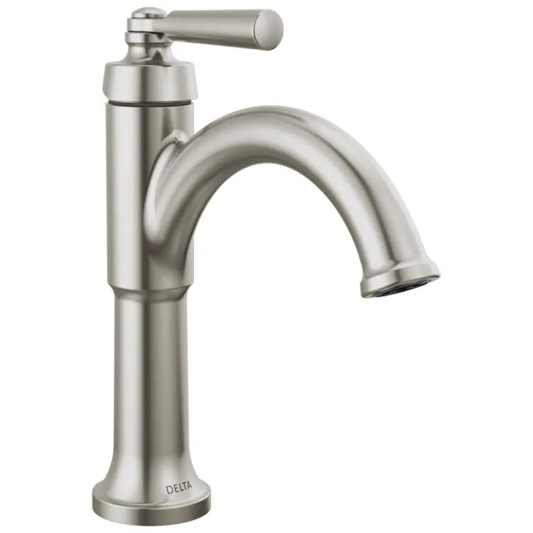 Delta Saylor Single-Hole Bathroom Faucet With Metal Pop-Up Drain, Single Handle, Diamond Seal, ADA-Compliant, 1.2 GPM, Chrome - 535-MPU-DST