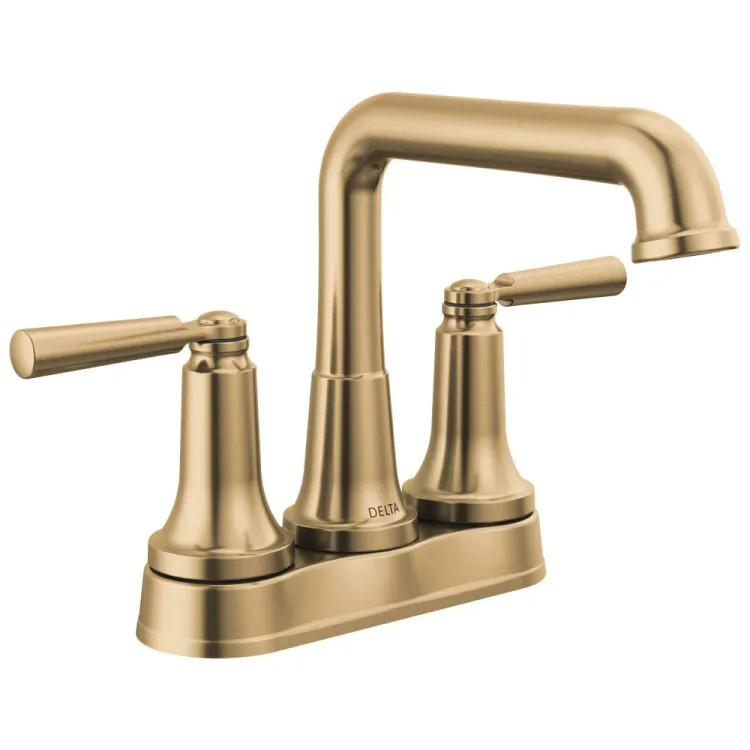 Delta Saylor Centerset Bathroom Faucet, Two Hadles, Tract-Pack, DIAMOND Seal, ADA-Compliant, 1.2 GPM, Champagne Bronze - 2536-CZTP-DST