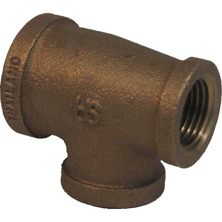 3/4"x1/2"x1/2" Brass Reducing Tee