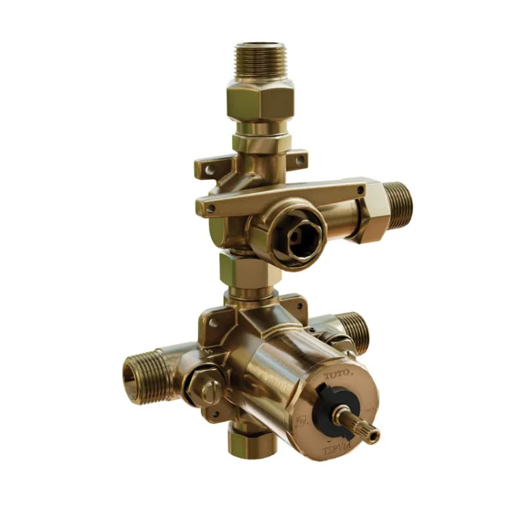 TOTO Pressure Balance Rough-in Valve with 2-Way Diverter, Brass, 1/2" NPT, 1.5 GPM - TSPVM