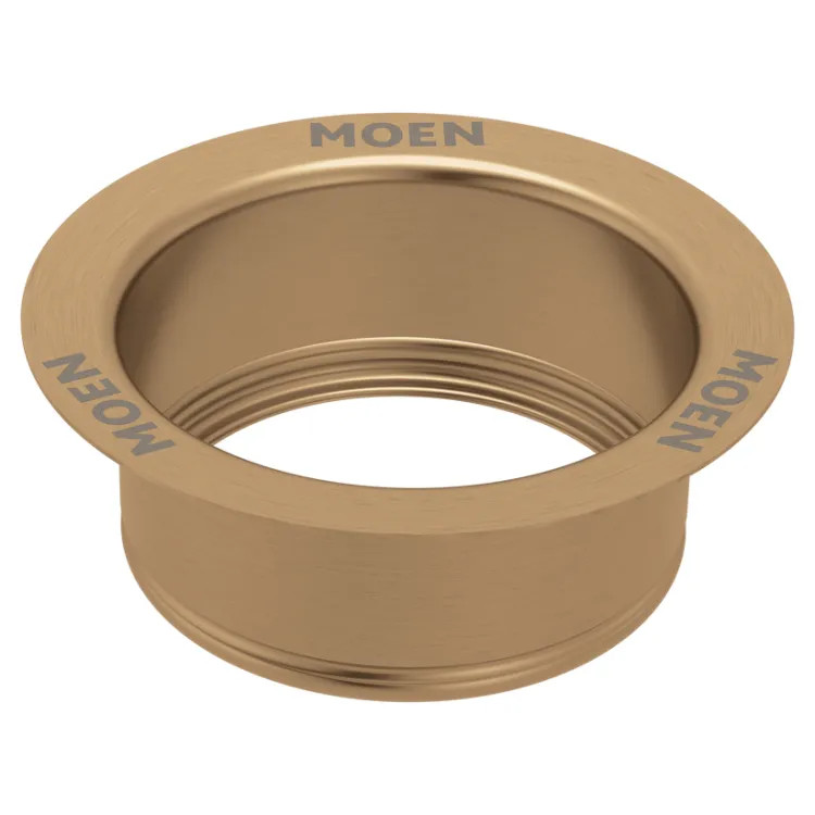 Moen Kitchen Sink Disposal Flange, Bronzed Gold - 1017BZG