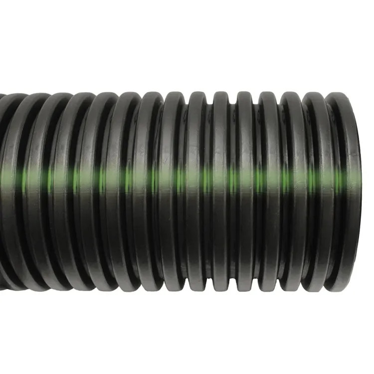 12” Double Wall Corrugated Pipe, HDPE - 5' Length