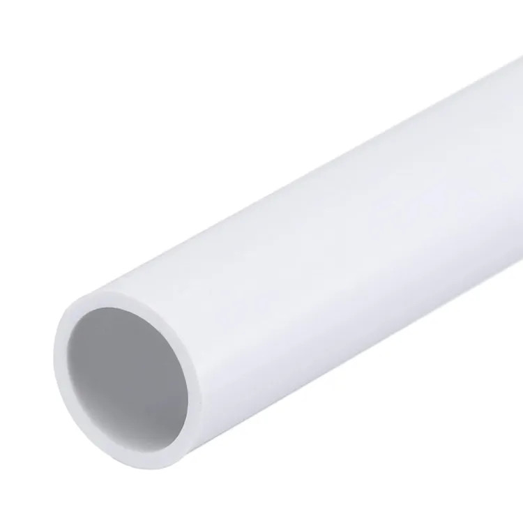1/2" PVC Schedule 40 Pipe, White - 5' Length