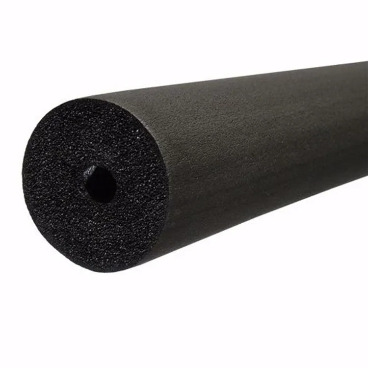 2-3/8" (2" IPS) Seamless Pipe Insulation Tube, Rubber, 1/2" Wall Thickness, Black  - 6 Ft Length