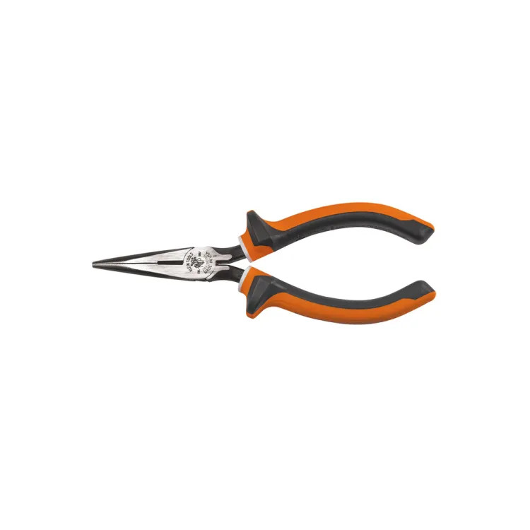 Klein 6" Insulated Long Nose Side-Cutting Pliers, Slim, 1000V Rated - 2036EINS