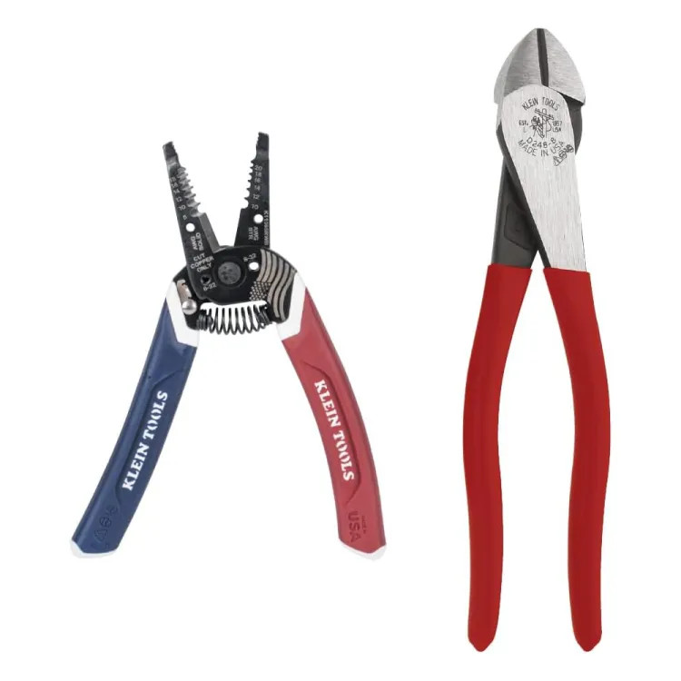Klein Tools American Legacy Diagonal Plier and Klein-Kurve Wire Stripper/Cutter - 94156 