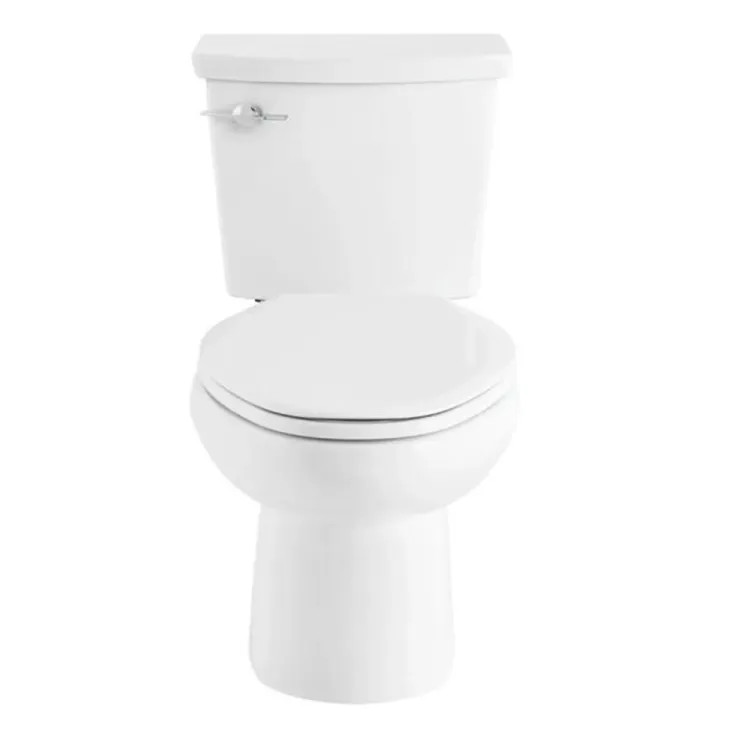 American Standard H2OPTION Elongated Two-Piece Toilet, Right Height, Dual Flush, 1.28 and 0.92 GPF, White - 2886.204.020