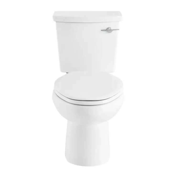 American Standard H2OPTION Elongated Two-Piece Toilet, Right Height, Right-Hand Trip Lever, Dual Flush, 1.28 and 0.92 GPF, White - 2886.205.020