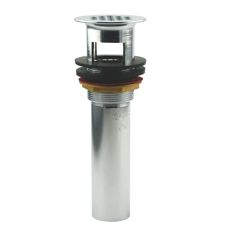 TOTO Grid Drain with Overflow and 4" Tailpiece, Polished Chrome - THP5067#CP