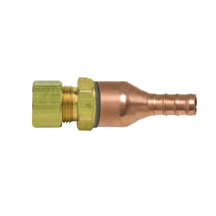 SIOUX 637X711 3/8" PEX x 3/8" OD COMPRESSION ADAPTER