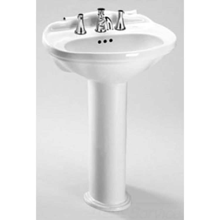 Toto LPT754.8#51 Whitney 25 x 19 Ebony Pedestal Lavatory Sink