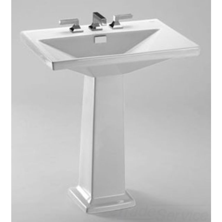 Toto LPT930.8 Ebony Lloyd Pedestal Lavatory 8" Centers--Complete
