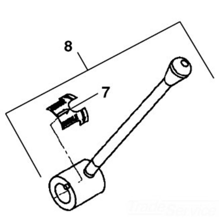 Ridgid 94897 Handle, Feed