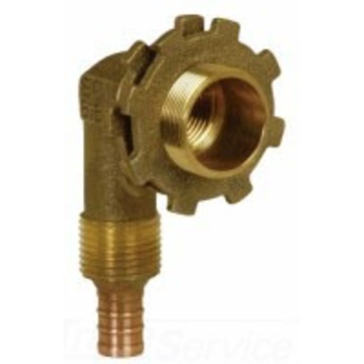 SIOUX 616X2PX ELBOW 1/2 PEX X 1/2 FIP SHOWER LOCK