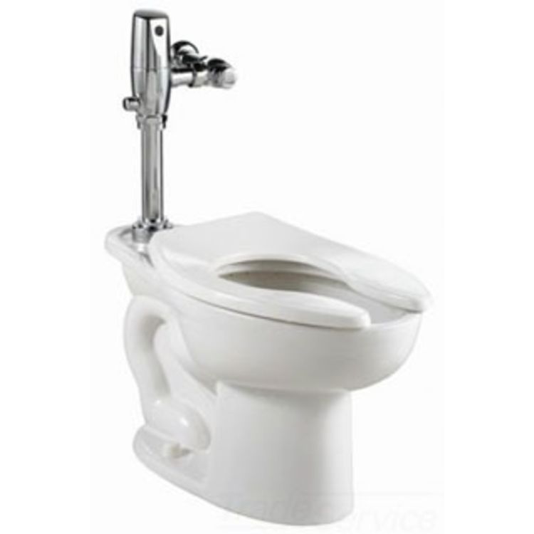 American Standard 3451.660.020 White Madera EL 1.6 GPF, Selectronic Flush Valve