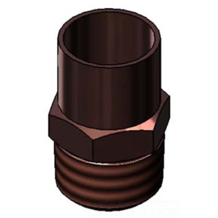 T&S Brass 016877-45 3/4" Sweat x 3/4" NPT Male Adapter (Copper)
