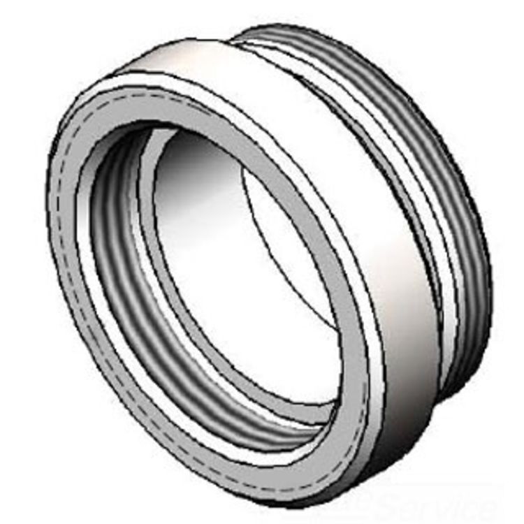 T&S Brass 018369-45 3/4-27UN Female X 55/64-27UN Male Adapter (Plated)