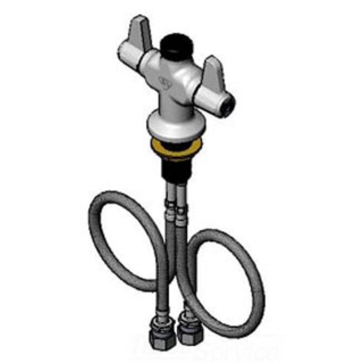 T&S Brass 5F-2SLX00 Equip Faucet (Less Nozzle)
