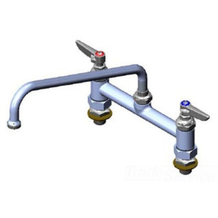 T&S BRASS B-0221-CR B-0221 FAUCET W/ CERAMA CARTRIDGES