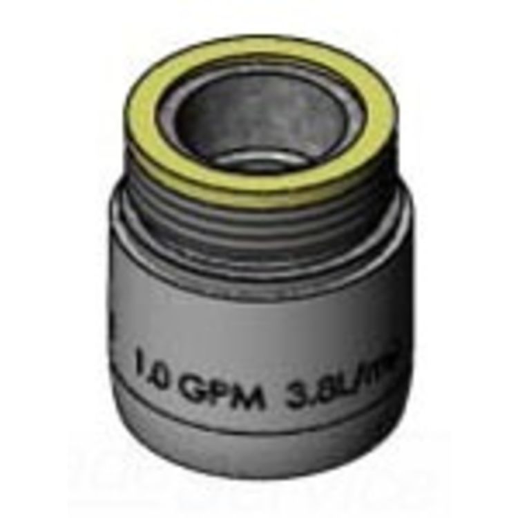 T&S BRASS B-2199-03F-10 1.0 GPM Aerator, 13/16-27UN Male Adapter