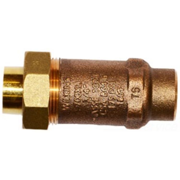 Wilkins 34UFX34F-700XL Lead Free Dual Check Valve